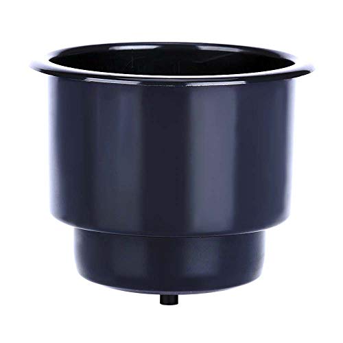 Portavasos de plástico negro de 2 niveles para auto miniatura 3