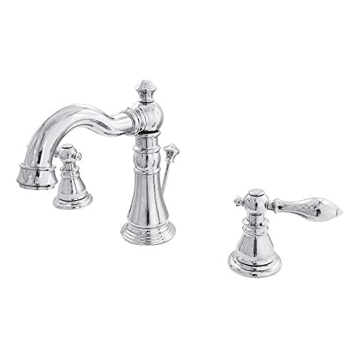 Kingston Brass FSC1971ACL American Classic Widespread Lavatory Faucet, 5-5/16' Spout Reach, Polished...