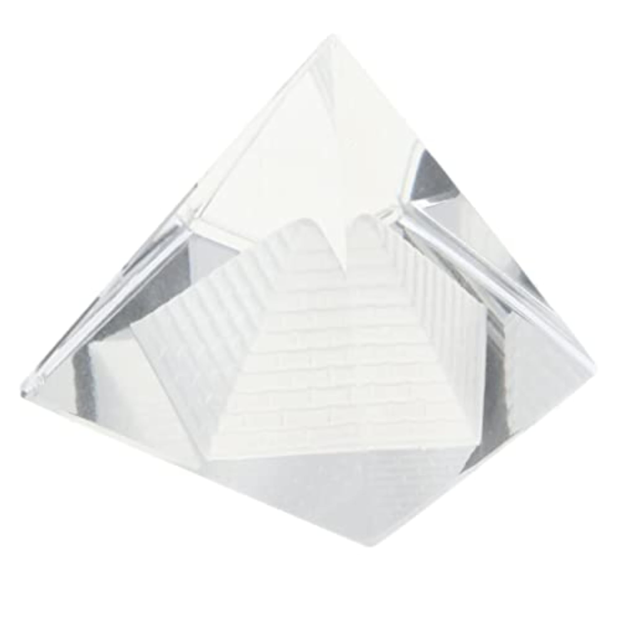 Clear Crystal Pyramid, 3D Decorative Piece