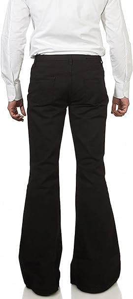 Mens Bell Bottom Disco Flared Pants 60s 70s Outfits for Men Vintage Jeans3
