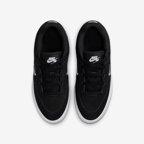 Nike SB Malor Big Kids' Skate Shoes (HF1205-001, Black/Black/White/White)4