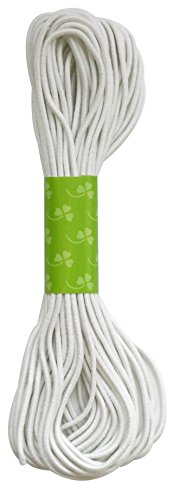 Clover 丸ゴム 1本丸 太さ約1.5mm 6m巻 白 26-019のサムネイル
