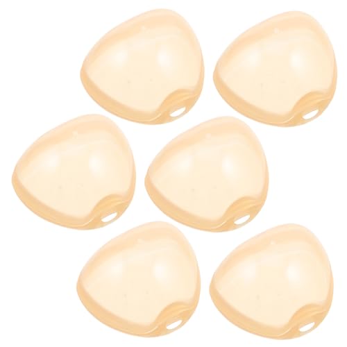 KOMBIUDA Pacifier Container Case 6pcs Baby Pacifier Holder Newborn Organizer Portable Triangle Box Safe Plastic for Anywhere Use