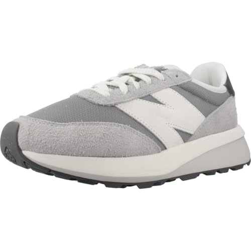 NEW BALANCE 370, Sneaker Hombre, Gris Mate, 42 EU