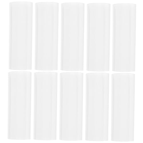 MOLUCKFU 10 Stück 18650 Batterieisolierhüllen Hitzebeständige Kunststoff Batteriewicklung Vielseitige Schutzrohre Für Kurzschlussvermeidung Und Sichere Akkupflege