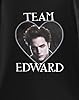 Vanilla Underground Twilight Team Edward Black Short Sleeve Graphic Tee | Women's Classic T-Shirt for Fandom Support | Casual Wear for Fans | Twilight Saga Movie Merchandise - Small #1