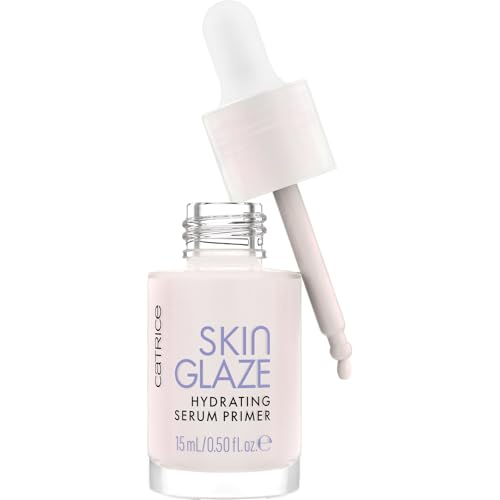 Catrice Skin Glaze Hydrating Serum Primer, Gesichtsserum, feuchtigkeitsspendend, grundierend, sofortiges Ergebnis, strahlend, vegan, ölfrei, ohne Parfüm, ohne Alkohol, 1er Pack (15ml) Catrice Skin Glaze Hydrating Serum Primer, Gesichtsserum, feuchtigkeitsspendend, grundierend, sofortiges Ergebnis, strahlend, vegan, ölfrei, ohne Parfüm, ohne Alkohol, 1er Pack (15ml)