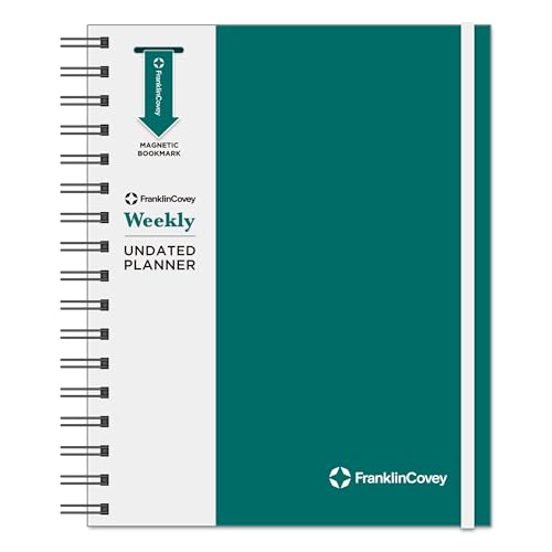 FranklinCovey - Undated Planner | Weekly - Wire-Bound Planner (7 x 8.5 X 1)