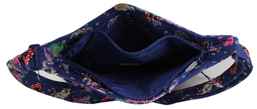 Vera Bradley Essential Extra Large Crossbody in Cotton, Catnip Christmas4