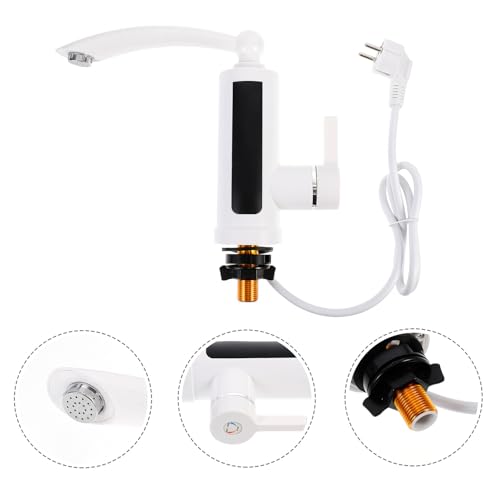 Robinet d'eau chaude électrique Hemobllo 220V en ABS pour cuisine
