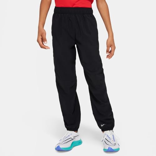 Nike Dri-FIT Multi Big Kids' (Boys') Pants (FN8371-010, Black/White)2