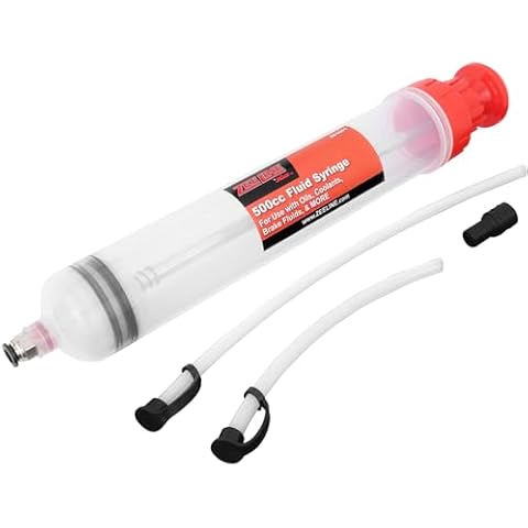 Zeeline by Milton Fluid Extractor - 500cc Fluid Syringe, Multi-purpose Syringe, Manual Fluid Extractor Oil Extractor Pump Syringe and Fill Pump, Gasoline Fuel Car Transfer Cover