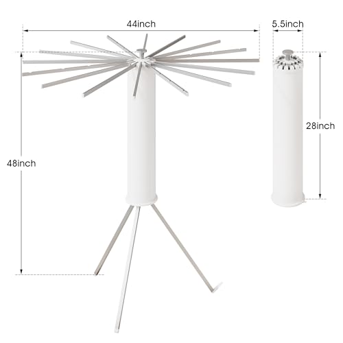 Image of BOQORAD Tripod Clothes Drying Rack,Drying Rack Clothing Foldable,(16 Aluminium Poles),Standing Dry Racks,Laundry Drying Rack,Clothes Hanger Rack,Laundry Rack Folding,Collapsible,Retractable