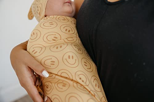 Image of Copper Pearl Swaddle Blankets for Newborns | Soft Stretchy Receiving Blankets for Boys and Girls | Large 46 x 46 Inch Baby Blankets | Lightweight and Breathable Swaddles | Vance