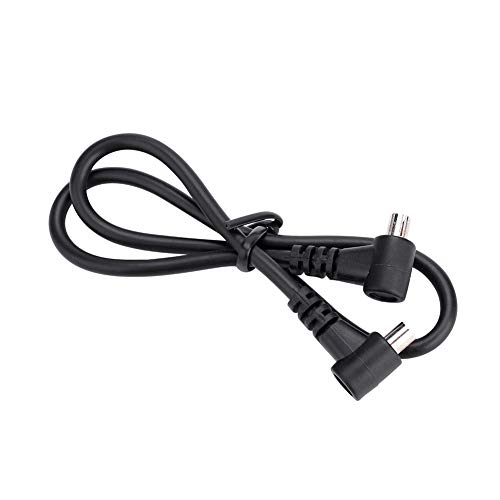 Oumij 30cm / 12inch PC-PC Male to Male PC Sync Cable Flash Camera Connector Flash Sync Cable Cord Flash Accessories Compatible with Most DSLR Cameras