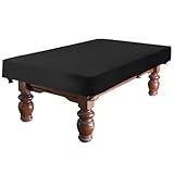 Pool Table Cover 8 Feet, 420D Oxford Waterproof Billiard Table Protector, Dustproof and Uv Resistant