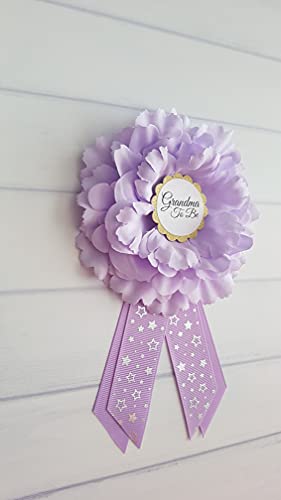 Baby Shower Flower Sash And Pin Keepsake For Mommy To Be By LMC | USA Handmade (Grandma to be pin)4
