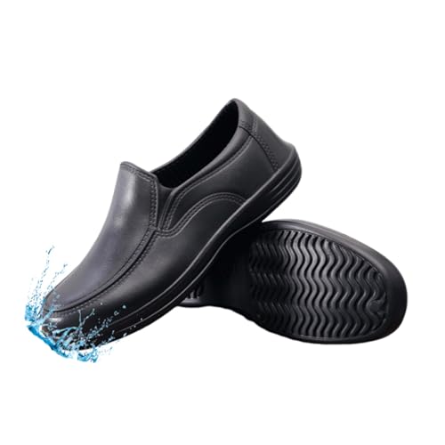 Zapatos Chef para Hombre, Zapatos De Chef para Hombre Resistentes Al Agua Al Aceite Y Antideslizantes para Servicio De Alimentos Cocina Restaurante, Zapatillas Cocina Transpirables Ideales(43 EU)