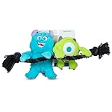 Disney for Pets Pixar’s Monsters, Inc. Rope Pet Toy, 12in Pixar Dog Toys | Rope Tug Toy for Dogs Inspired by Mike and Sulley from Pixar’s Monsters, Inc.