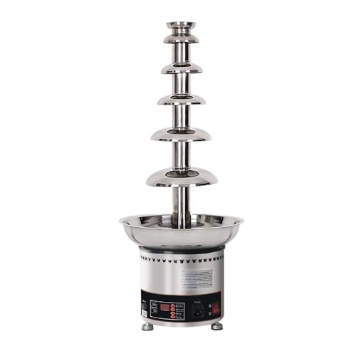 Fondue comercial de 4/5/6/7 niveles con control de temperatura para fiestas, bodas, bufés