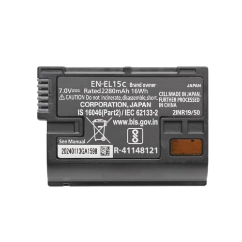 EN-EL15C �݊��������� Nikon Z8 Z7 Z72 Z7ii D810 D7000 7100 2280mAh �J�����p�����o�b�e���[