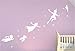 pegatina de pared Peter Pan Tinkerbell Home Decor para niños habitación Art Sticker