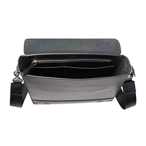 Bolso mensajero de cuero artesanal para laptop 13" miniatura 4