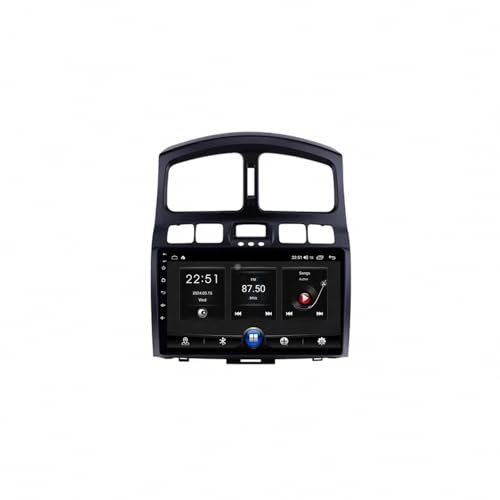 Display Bluetooth Llamadas Manos Libres en autoradio 2 DIN para Hyundai Santa Fe 2000-2015