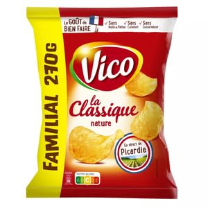 Vico Chips Salees La Classique 270g Vico Salted Crisps La Classique 270g