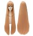 Kadiya Women's Long Straight Heat Resistant Cosplay Costume Wigs Orange