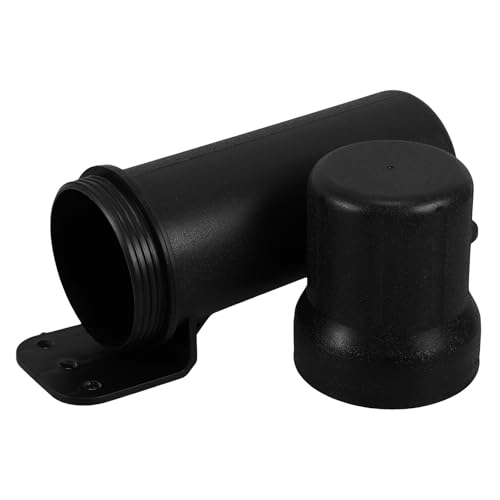 Tube à outils pour moto étanche noir en plastique tubulaire de grosse capacité