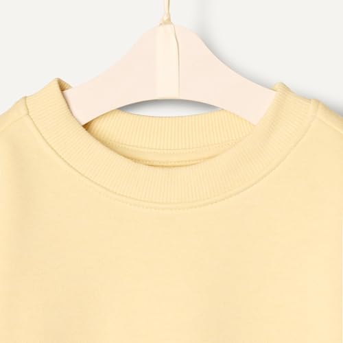 Image of Amazon Essentials x Sofia Grainge Toddlers and Baby Girls' French Terry Sweatshirt Pant and Top Set