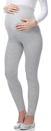 Be Mammy Leggins Premamá Largos Embarazo Lactancia 02(Melange, XL)