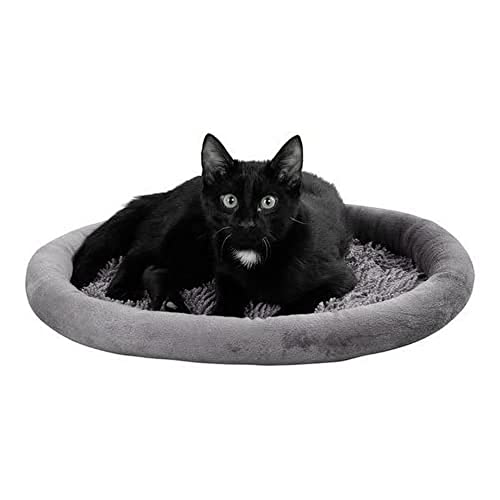 Kerbl Cat Cushion with Mop Fabric 40 x 40 x 4 cm, Grey/Green