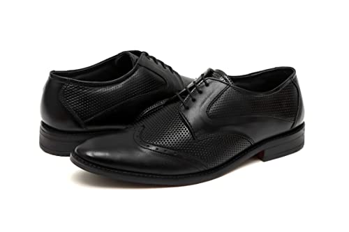 Image of ARAMISH Men's Genuine Leather Brogue Oxford Formal Shoes (UK 5 to 10 UK)