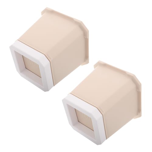 VILLCASE 2pcs Furniture Risers Non- Bed Frame Lifts Noise Reduction Height Increase for Couch Sofa and Table Legs Easy Installation Design