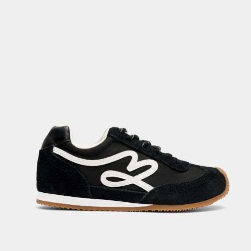 DREAM PAIRS Women's Retro Tennis Fashion Sneakers,Black,6 - image 4