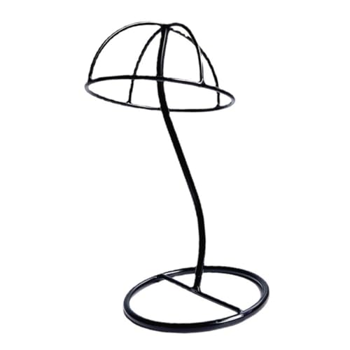 SEWACC Soporte para Sombreros de Metal Negro
