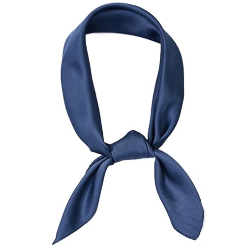 Elegant Silk Like Square Scarf Soft Neck Scarf Handkerchief For Formal Outfit Fashionable Women and Professional Use, Color . 7, 70, Color . 7, 70
