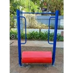 outdoor open gym roller treadmill machine – non-electric manual walking drum & running roller cardio station with safety handrails for public parks, societies, and gardens