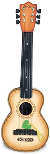 Bontempi Bontempi-20 5510-Chitarra a 6 Corde, L. 55 cm, Colore Marrone, 20 5510