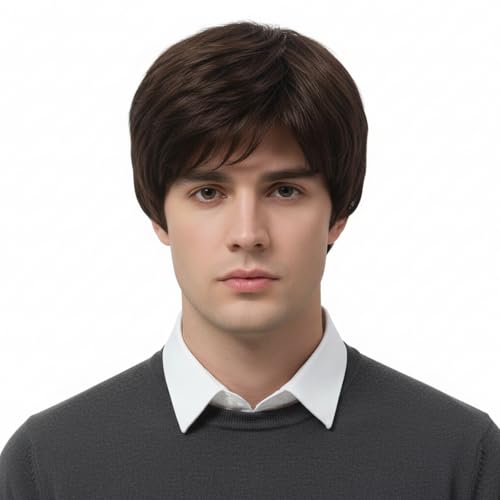 Perruque homme frange REEWES taille moyenne pour masquer calvitie