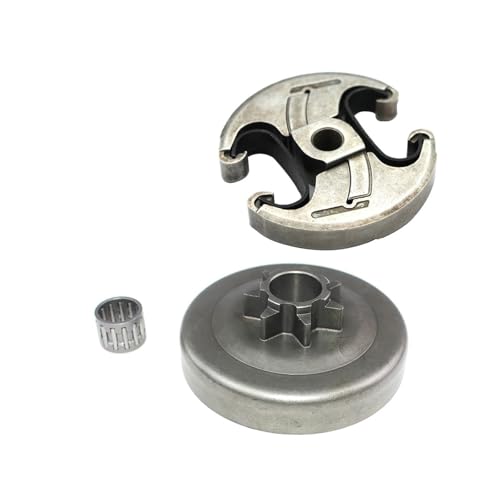 SAdGHz Clutch Drum Chain Sprocket Fit for Hus 340 340E 350 351 353 445 445 II 445E 445E II 450 450E 450E II 2141 2145 2149