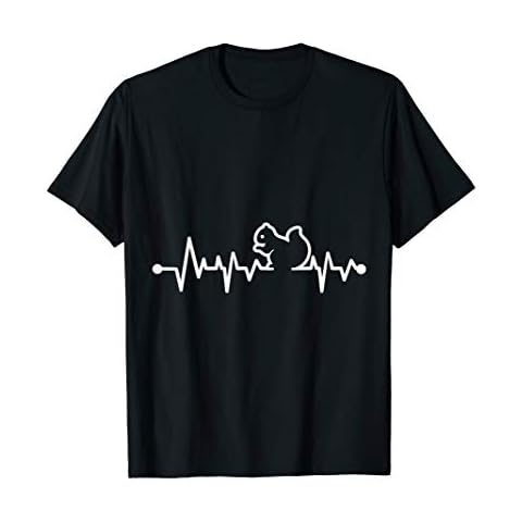 Heartbeat Squirrel T-Shirt Cover