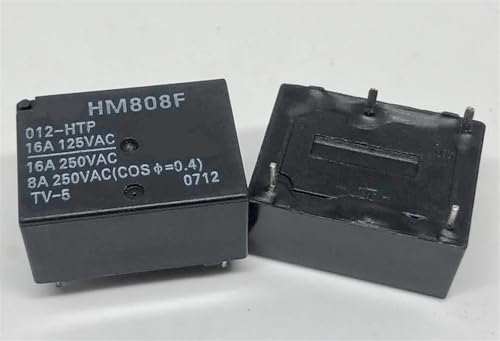 Relé 4 pines 7520-1A-12V-16A recambio HM808F 012-HSTP