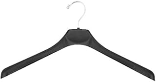 NAHANCO 2493 Plastic Jacket Hangers, Wide Shouldered, 19