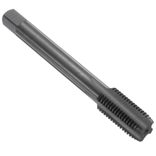 uxcell Straight Flute Screw Taps 7/16-20 UNF 2B Thread HSS6542 Black Nitride Coated Machine Threading Milling Tap Tapping Tools