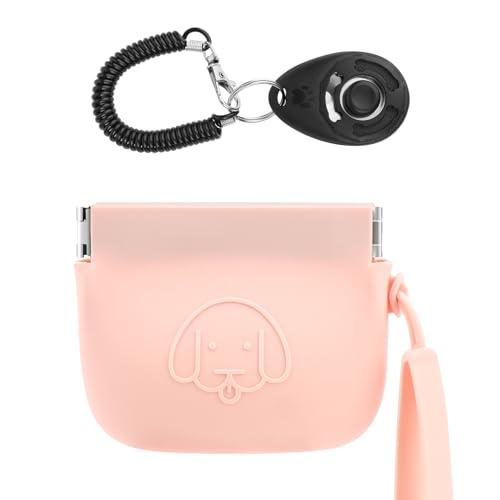 WALLFID Silicone Dog Treat Pouch Small Bag,Auto...