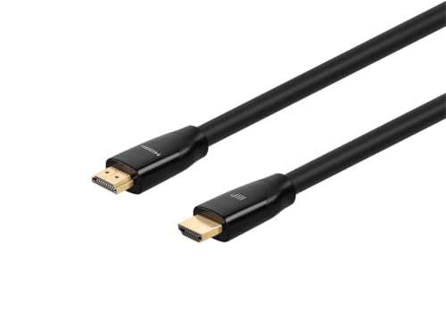 Cable HDMI 4K 18Gbps Monoprice negro de 30 pies para conectar dispositivos a larga distancia