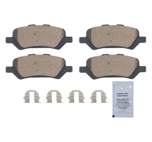 Image of HUSCH D1402 Rear Ceramic Brake Pads Kit Fit For Toyota Venza 2009-2016